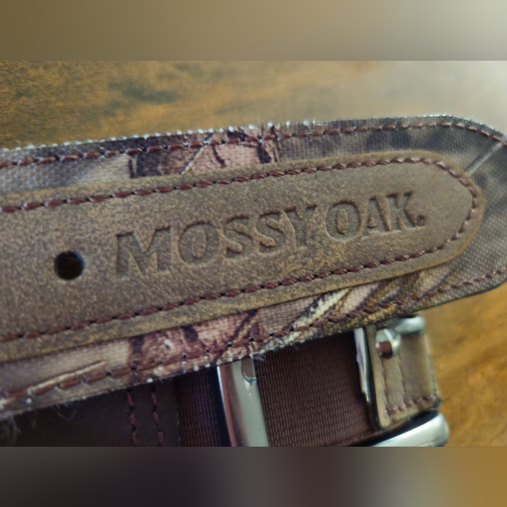 Mossy Oak Camo Belt with a stretchy waist | M 34-36 | Hunting, Camouflage, Men's - Picture 6 of 7